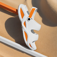Sabots personnalisés pour hommes, sandales de sport athlétiques, chaussures de plage aquatiques, pantoufles, sandales confortables, respirantes, avec sangle arrière réglable