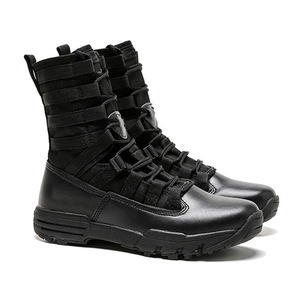 Artex אימון חיצוני גבוה מגפי קרסול גברים משולב שיזוף גמון ירוק גמון הליכה הילוך עור שחור זמש מדבר מגפי טקטי גברים - Product Image 5