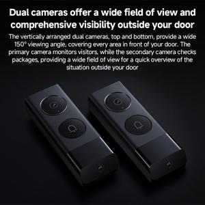 กริ่งประตูอัจฉริยะ <span class=keywords><strong>Xiaomi</strong></span> 4 Pro ของแท้ใหม่ล่าสุด2025 - Product Image 3