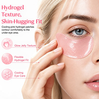 YECUCE Hydraterende Cafeïne Niacinamide Retinol Zalm DNA Koelende Onderoogmasker PDRN Hydrogel Oogpatches voor Zwellingen en Donkere Kringen