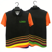 Individuell Bedrucktes Poly-Spandex Schnelltrocknendes Kurzarm-Poloshirt für Herren Mikrofaser Barbados Damen Stilvolles Polo-Shirt