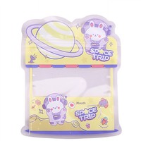 Sachet d'emballage alimentaire scellé sous pression en CPP motif Ours de dessin animé Modèle D201 Petit Transparent pour Aliments pour Bébés et Chewing-gums