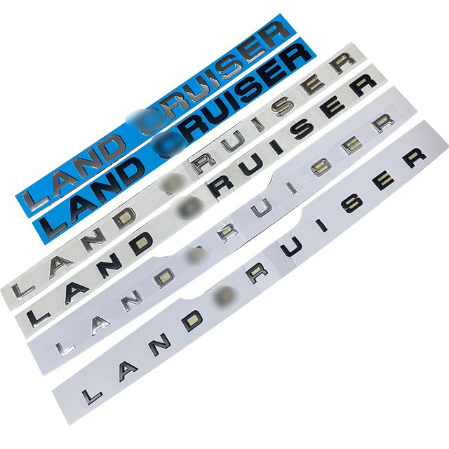 Automotive Surface logo Pasting High Quality Durable logo Decoration Trunk logo and Hood Emblem Decoration for Land Cruiser