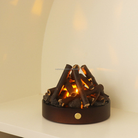 Lampe de camping rechargeable en forme de bois de feu, lampe de bureau LED, lampe pour enfants, veilleuse décorative à bruit blanc pour la maison