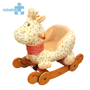 <span class=keywords><strong>prezzo</strong></span> competitivo cavallo a dondolo in legno peluche a forma di animale alla moda - Product Image 4