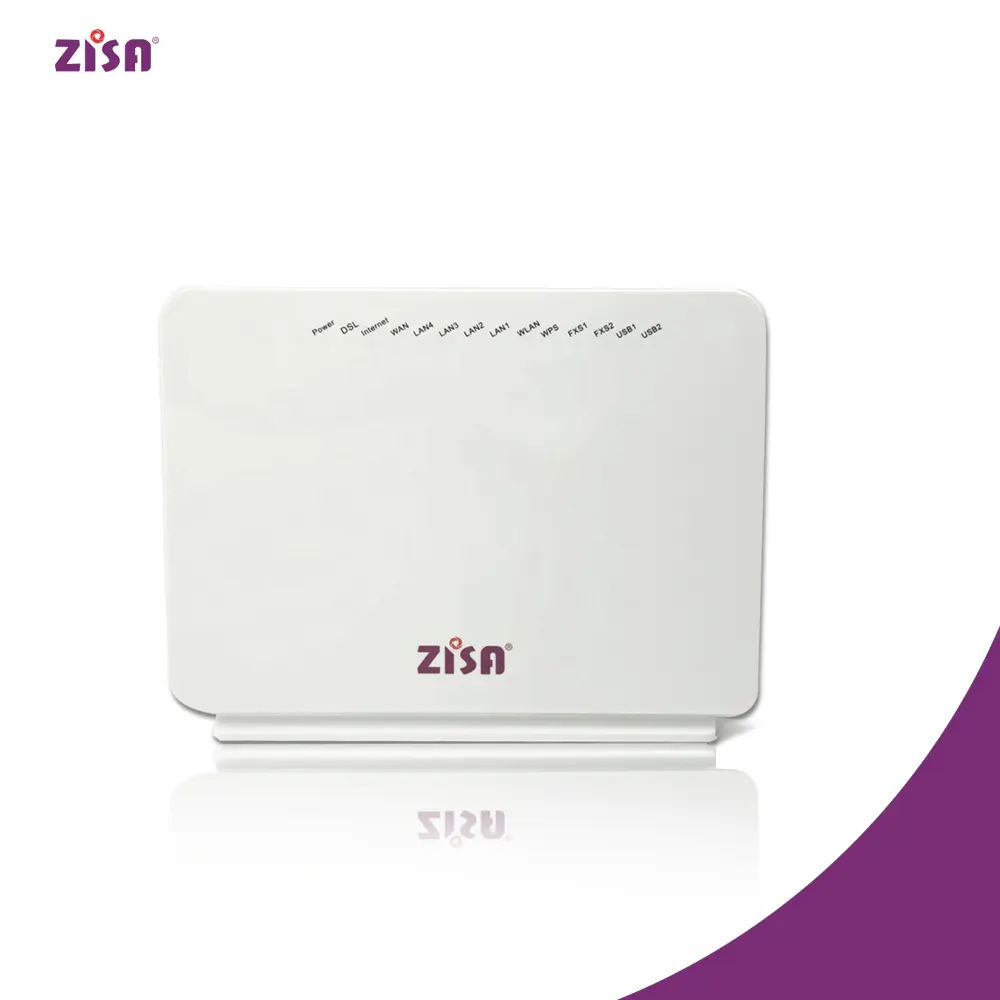 ZISA V800VWL VDSL2 VOIP Router 2 a banda larga cpe soluzione