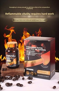 Integratore alimentare ad alto contenuto capsule morbide Ginseng pene di cervo produttore di vendita diretta OEM per adulti uomini donne in gravidanza - Product Image 2