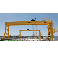 Grue portique à double poutre sur rail, mobile, électrique, 20 tonnes, pour garage, à vendre