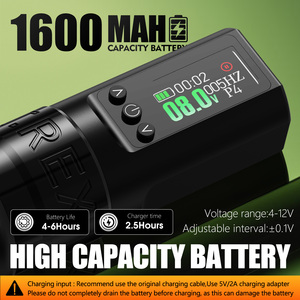 Chine pas cher V1s 1600mAh 3.5mm course pistolet à tatouer 1600mAh moteur puissant professionnel <span class=keywords><strong>sans</strong></span> <span class=keywords><strong>fil</strong></span> <span class=keywords><strong>tatouage</strong></span> stylo <span class=keywords><strong>Machine</strong></span> pour les débutants - Product Image 6