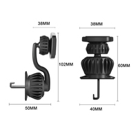 Support magnétique de ventilation EONLINE General Motors pour téléphone portable et mini-tablette, nouveau verrou de ventilation pour iPhone 17