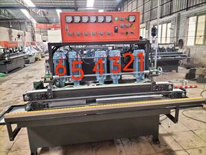 Machines de polissage à quatre têtes pour le chanfreinage des bords de verre, machines de polissage pour le chanfreinage des miroirs - Product Image 5