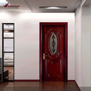 Arqueadas clásica estilo rústico Natural pintados <span class=keywords><strong>de</strong></span> la <span class=keywords><strong>puerta</strong></span> <span class=keywords><strong>de</strong></span> <span class=keywords><strong>madera</strong></span> con arco en forma <span class=keywords><strong>de</strong></span> travesaño - Product Image 6