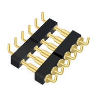 Sondes à contact à ressort à courant élevé, connecteur mâle/femelle à 6 broches à angle pour l'électronique grand public