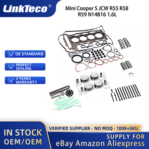 Linkteco moteur révision reconstruction Pistons Kit joint de culasse ensemble pour Mini <span class=keywords><strong>Cooper</strong></span> <span class=keywords><strong>S</strong></span> JCW R55 R58 R59 N14B16 1.6L 2007-2016 11127560272 - Product Image 2