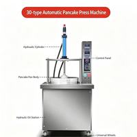 Presse à pâte électrique, pour pizza, tortillas de maïs, crêpes, chauffage commercial automatique, hydraulique, machine à presser les boulettes de pâte