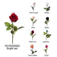 Fleurs artificielles de qualité supérieure pour fleuristes, roses à toucher réel pour mariage, par le fabricant Oh Arts