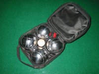 YumuQ 73MM 32MM Metal 4 Team Bocce Ball Set Bocce French Jeu De Boules De Pétanque avec étui de transport