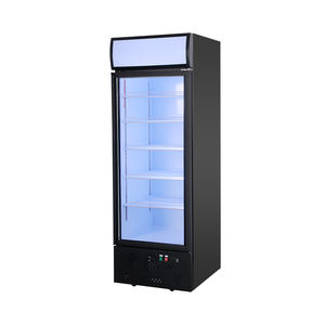 520L 0~10 ℃   Exhibidor Refrigerador Vertical Comercial Delgado de Acero Inoxidable con Vidrio Templado Normal de Baja Emisividad - Product Image 3