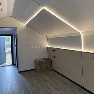 Trung Quốc <span class=keywords><strong>Hot</strong></span> Bán thiết kế độc đáo ánh sáng thép nhỏ Tiny <span class=keywords><strong>Kit</strong></span> đúc sẵn một khung nhà với Loft giường - Product Image 4