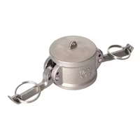 Bouchon anti-poussière en acier inoxydable sanitaire de type Camlock et capuchon anti-poussière DC 1 pouce 2 pouces 3 pouces