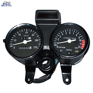 Retro Prince Motocicleta GN125 Velocímetro digital Tacómetro mecánico 3 cables Medidor de electricidad Assy OEM 34110-03920 - Product Image 1