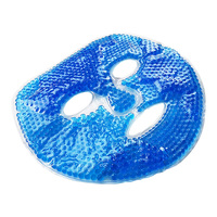 Perles de glace en gel Masque facial Masque en gel réutilisable pour le visage Compresses chaudes et froides Masque en gel pour soins de la peau Fournitures de beauté Feuille de PVC OEM ODM