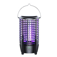 Tueur de moustiques et de mouches électronique domestique et extérieur, lampe de camping, nettoyage à un bouton, matériau ABS