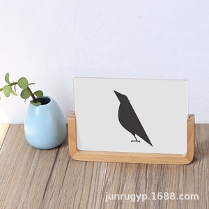 Wooden <b>Photo</b> <b>Frame</b> Stand 7 Inch Acrylic <b>Insert</b> Horizontal Solid Wood Base For Living Room Bedroom Study - Product Image 1