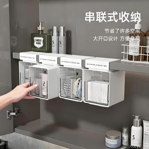 Bathroom Storage Box Wall Mounted Rectangular Minimalist Mirror Cabinet Organizer Durable - Product Image 4
