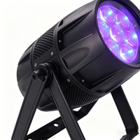 Nouveautés : Projecteur de scène LED étanche IP65 avec zoom, lumière de scène extérieure 7x40W RGBW pour public