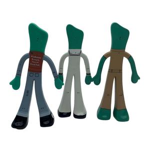Figurine articulée de style Gumby de haute qualité, personnalisable, en argile verte, modèle de collection, vente en gros - Product Image 3