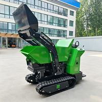 Mini-dumper haute performance 500 kg, moteur essence Briggs&Stratton, garantie 2 ans, pompe hydraulique Eaton, chargeuse sur chenilles, vente en gros