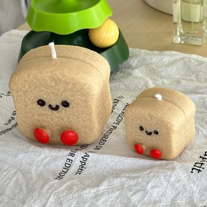 Toast Scented <b>Candle</b> Square Shape Home Decoration Gift For Bedrooms And Living Rooms - Product Image 1