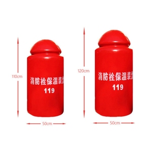 Fabrication bon prix OEM Équipement <span class=keywords><strong>de</strong></span> lutte contre les incendies <span class=keywords><strong>Rouge</strong></span> Hiver Bouche d'incendie Antigel Isolation Couverture - Product Image 3