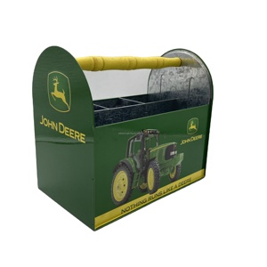 wholesale custom logo hojalata lata garden tool box metal tin Werkzeugkasten Boite a outils Kotak alat Caixa de ferramentas