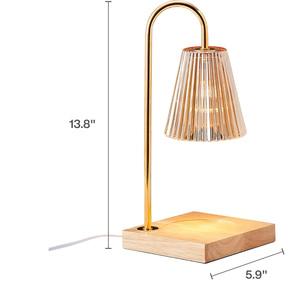 Modern Simple Cordless <b>Dimmer</b> Candle Warmer Lamp with Fragrance Diffuser Electric Heater & Timer - Product Image 2