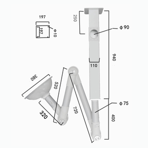 Extracteur de laboratoire modulaire FE-11 en PVC haute densité, résistant aux alcalis, <span class=keywords><strong>pour</strong></span> usage pharmaceutique - Product Image 2