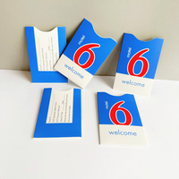 Porte-cartes de visite pour chambre d'hôtel, porte-clés, étui pour carte-cadeau personnalisé avec logo, en papier