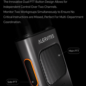 Radio UHF intelligente <span class=keywords><strong>Baofeng</strong></span> Alervites AT2, talkie-walkie longue portée, Bluetooth hors ligne, <span class=keywords><strong>Zello</strong></span> PTT, radio bidirectionnelle portable AI, 1300/2200mAh - Product Image 6