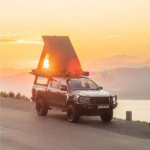 Tente de toit pour camping en plein air personnalisée en usine voiture suv van poteau en aluminium étanche toit automatique pour la pêche estivale et la randonnée - Product Image 2