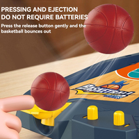 Jeu de tir au basket-ball de bureau, jouet de panier de table d'intérieur pour enfants et bureau, soulagement du stress, activité sportive amusante miniature