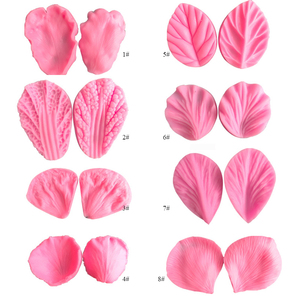 Các loại Rose & lily Silicone cánh hoa khuôn fondant bánh & đường Craft Flower Cutter khuôn công cụ - Product Image 2