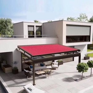 Auvent <span class=keywords><strong>de</strong></span> <span class=keywords><strong>toit</strong></span> rétractable <span class=keywords><strong>de</strong></span> luxe en aluminium, auvent <span class=keywords><strong>de</strong></span> véranda personnalisé avec télécommande - Product Image 2