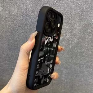 Coque Arrière de Téléphone Antichoc à Rayures Contrastées « <span class=keywords><strong>Fragments</strong></span> of Life » pour iPhone 17 Air 15 16 Pro Max 11 12 13 14 Plus XR Max - Product Image 4