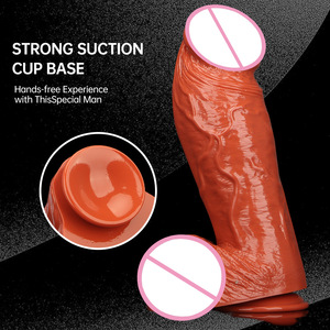Europa América 315*95cm Pene Falso Realista Extra-grande y Extra-largo, Tapón Anal de Gran Tamaño, Juguete de Inserción Anal/Estimulador de Clítoris - Product Image 4