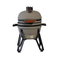 Barbecue Kamado en céramique de 15 pouces pour table, idéal pour l'extérieur et le jardin, vente en gros, OEM/ODM