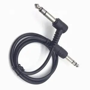 Kabel Audio Stereo 6.35Mm Kabel Aux 6.35Mm untuk Mixer Gitar Stereo