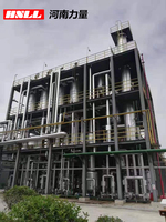 Petite installation de raffinage et de distillation de 10 à 100 tonnes par jour qui transforme l'huile de carburant issue de pneus usagés en diesel et essence de haute qualité