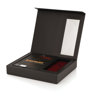 Caja Plegable Magnética de Cartón Negro Mate, Cajas de Embalaje para Regalos con Logotipo Personalizado - Product Image 1