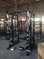 2026 Meilleures ventes Rack de musculation tout-en-un A094, Appareil d'entraînement multifonction, Machine Smith avec machine à croisement de câbles